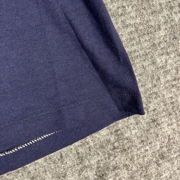 US Navy Shirt Mens Large Blue Proud Parent Military Vintage 80s Single Stitch - Picture 3 of 9